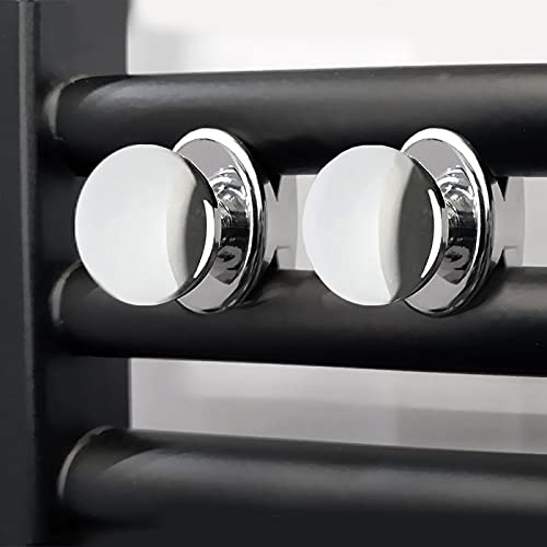 Myhomeware Chrome Extra Hanger for Heated Towel Rail Radiator - Bath Robe Hook Clip Holder Peg - Comes as a Pair