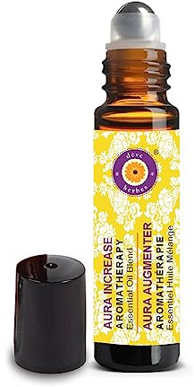 Deve Herbes AURA AURA - Olio essenziale per aromaterapia, miscela di incenso, ylang-ylang, geranio, sandalo e lavanda, oli essenziali da 10 ml (0,33 oz)