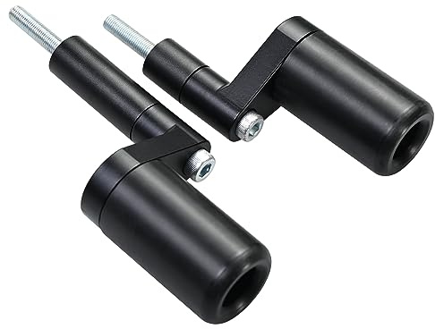 Vanshly NO CUT Black Frame Sliders Fits Kawasaki Ninja 400 Z400 Z 400 2018 2019 2020 2021 2022 2023 ABS & NON ABS Models 750-4159