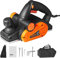 VEVOR Elektrohobel 710 W Handhobel Elektrisch 16500 U/min Handhobelmaschine 82,55 mm Hobelbreite Elektro Hobelmaschine 2 mm Schnitttiefe inkl. Parallelanschlag