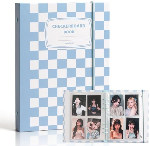 A5 Binder Kpop Photocard Holder Book 6 Ring Kpop Photo Card Binder 2.5 * 3.5 Inch Mini Photo Album With 240 Card Sleeves Pockets 30pcs Inner Page