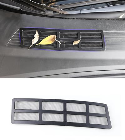 Rejilla de ventilación de aleación de aluminio, rejilla de ventilación de aire, ventilación frontal de aire, protección de flujo de aire, cubierta exterior para Tesla Model 3 Highland 2024 2025