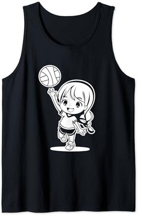 Kleine Volleyballerin Beachvolleyball Tank Top