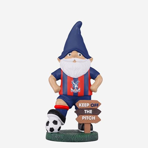 FOCO Officially Licensed Crystal Palace FC Keep Off The Pitch Football Garden Gnome