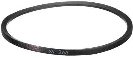 sourcing map 3V265 Rubber V Belt 26.5 Length x 0.38 Width x 0.31 Thick, Industrial Power Transmission Belt