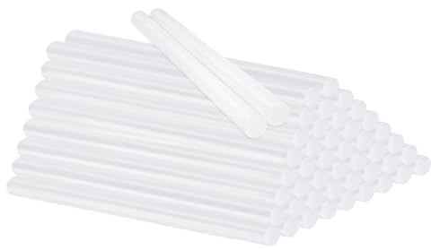 flintronic 46 Stück Heißklebesticks, 11 x 200 mm, Heißklebestifte Transparente Schnelltrocknend, für Reparieren zum Kleben von Holz, Kunststoff, Keramik, Mehrzweck-DIY-Kunst, Feiertagsdekoration