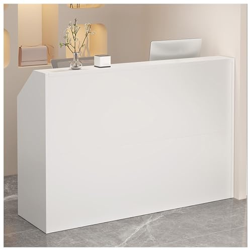 JUCCJUXIN Comptoirs de réception,Comptoir Accueil,Caisses Enregistreuses,Comptoirs De Magasins,comptoir de Caisse for Salon, Magasin, Hall, Bureau à Domicile，(B,80cm/23.6in)