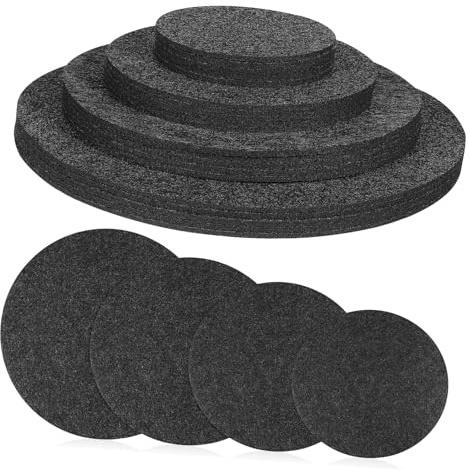 Toyvian 20pièces Dessous De Feutre Absorbant Soucoupes pour Pots De Fleurs Tapis Récupérateurs Eau pour Plantes Intérieur