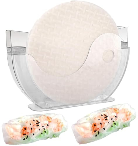 Reispapier-Wasserschüsselhalter 28cm Reispapier Wasserschale Reispapier Sommerrollen Reisbehälter Reispapierhalter Frühlingsrollen Wasserschüssel Reispapierverpackungen