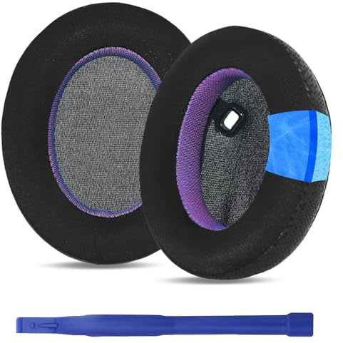 WH-1000XM4 Replacement Earpads, Upgraded Cooling Gel Ear Pads for Sony WH-1000XM4 Headphone, Comfort Material & Unique Inner & Outer Layer, Black & Purple Special Edition