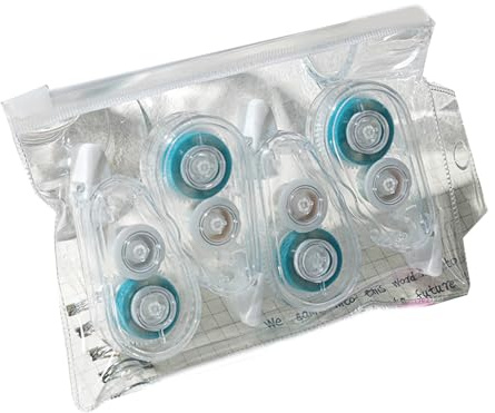 Lot de 4 rouleaux de ruban adhésif double face pour photos, scrapbooking