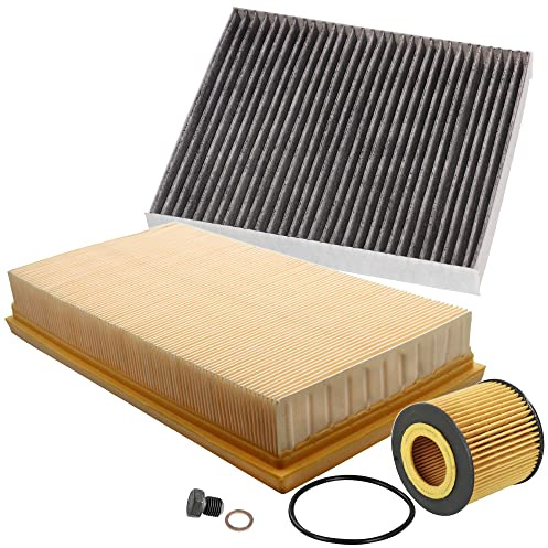BESTPRICE ATP Inspektionspaket Filterset mit 1x Luftfilter, 1x Innenraumfilter | Kompatibel mit: SEAT CORDOBA, IBIZA III, VW POLO