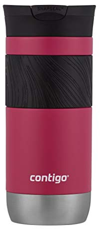 Contigo Snapseal Insulated Travel Mug, 16 oz, Dragon Fruit