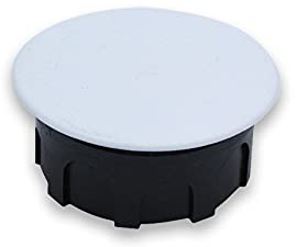 Caja de conexión empotrada 40x80, IP20, IK03, ideal para instalaciones eléctricas y de red en interiores.