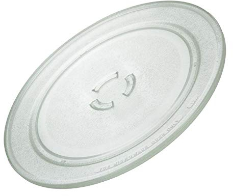 sparefixd Plateau tournant en verre 325 mm pour micro-ondes Whirlpool compatible avec la liste ci-dessous