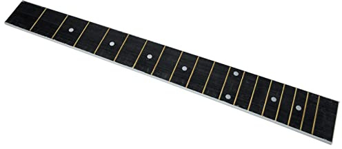 Technisches Holz Schwarz für Gitarrengriffbrett Folk Gitarre und Ukulele | Ersatzteil für Griffbrett, nicht Leicht zu Brechen, nicht Leicht zu Biegen, Selbstgemacht Einsatz, Gitarrenteile