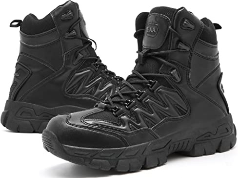 5.AA B2122 Herren militärische Taktische Kampfstiefel Verschleißfeste wasserdichte Wüsten Schuhe Außenbereich Einsatzstiefel Rutschfeste Camping Trekking Wander Stiefel