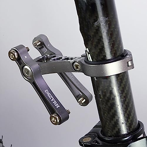 RANRAO Dual Bottle Cage Mount Adapter, Double Water Bottle Cage Conversion Seat, Double Bottle Cage Holder Adapter for Most Road and Mountain Bikes