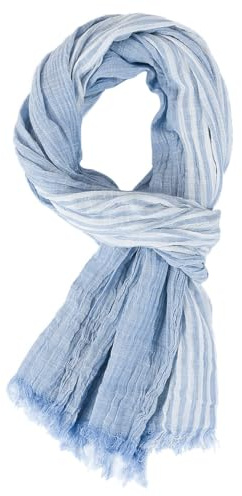 YONKOUNY Schal Herren Weiche Schal aus Baumwolle Herbst Winter Mode Lang Halstuch Herrenschal