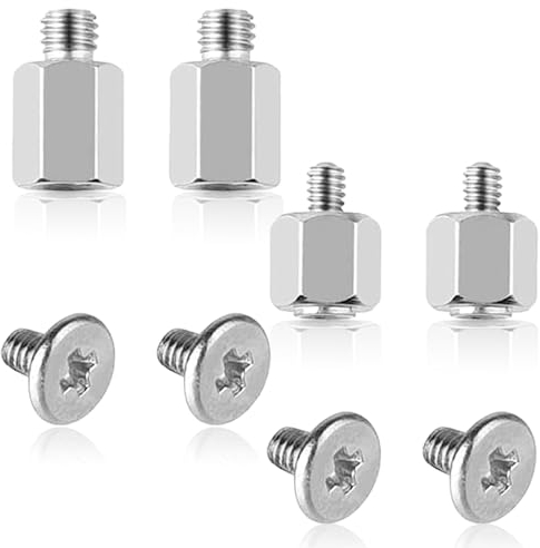 PC M.2 Screw Kit, 8PCS Mounting Motherboard Screw Kit, Computer Screw Set Flat Head Screws Compatible with ASUS Samsung Motherboard etc