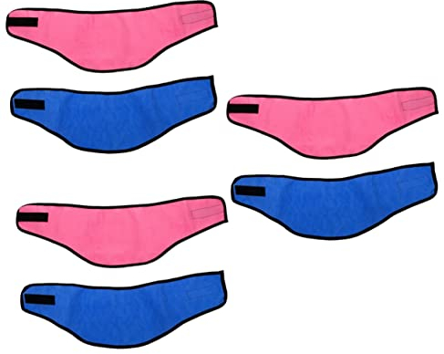 Angoily 6pcs Dog Cooling Collar Summer Scarf Pet Ice Towel Cooling for Dogs Bandana