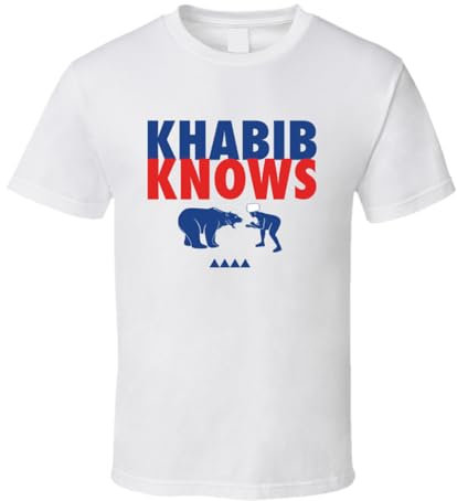 Khabib Knows T Shirt The Eagle Nurmagomedov Russian Mixed Martial Arts Gift .png