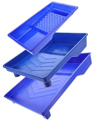 Tofficu 3pezzi Vassoi Per Vernice Da Parete Vassoio Per Applicatore Di Vernice e Pigmenti Vari Strumenti Per Miscelazione Dei Colori Realizzato in Materiale Di Superficie Liscia Per Append
