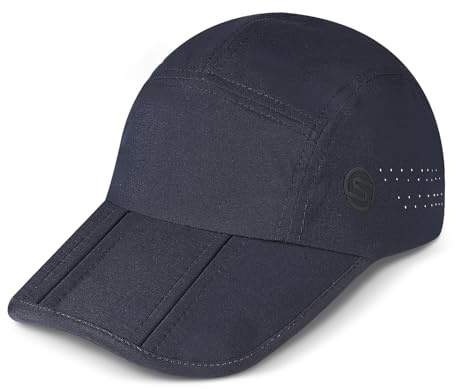 AYPOW 3 Pannelli Pieghevole & Resistente all'Acqua Cappello da Baseball, Berretto da Baseball Traspirante ad Asciugatura Rapida per Uomo Donne, Regolabile Leggero Sport all'Aria Aperta Cappello