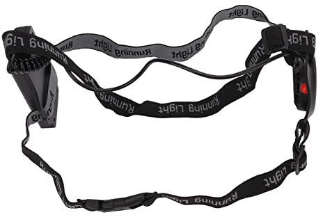 CHICIRIS wasserdichte LED -Brustlicht -Nacht Lauflampe USB Wiederaufladbares Jogging Wandern, Großer Beleuchtungsbereich, Sicherheitsausrüstung, IP65
