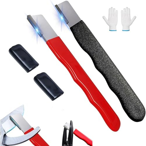 1PACK Outdoor Portable Dual-Purpose Whetstone,Multipurpose Garden Tool Sharpener for Knife,Pocket Lawnmower Sharpener, for Gardening Pruner,Lawn Care,Loppers,Pruning Shears