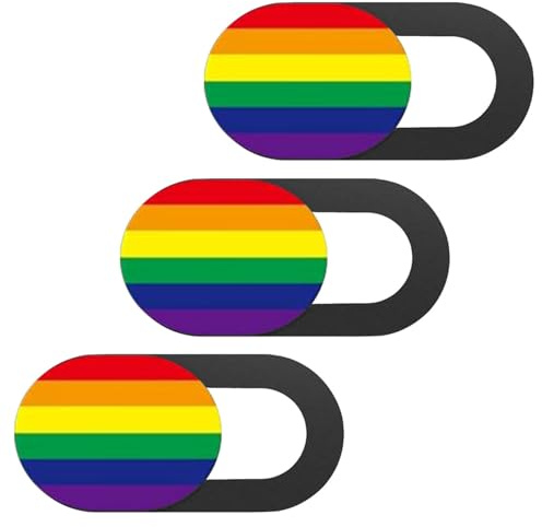 SHINEOFI Webcam Abdeckung Einfach zu Bedienen 3 Stück für Laptop und Tablette aus ABS Dünn zum Schutz der Privatsphäre bei Arbeit und Zuhause