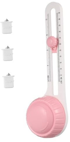 Angoily Outil de Découpe Circulaire Réglable pour Carton et Papier Rechange pour Scrapbooking et Loisirs Créatifs