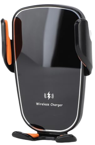 Tosuny Cargador de Automóvil Inalámbrico, Soporte para Teléfono de Automóvil de Carga Rápida de 15 W con Unión de Bola Ajustable de 360 ​​° y una Liberación Táctil, para Teléfonos