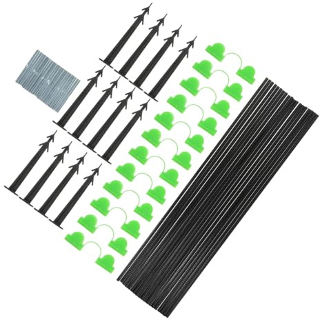 DIYEAH Set de Arceaux de Jardin pour Serre et Tunnel de Plantation Support de Filet Anti-Insectes et Protection des Plantes et Facile à Installer pour Couverture Anti-Gel et Protection