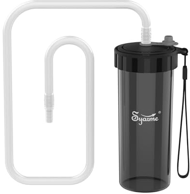Syarme Frauen Urinflasche, Wiederverwendbare Weibliche Urinbecher 450ml, Verwendet Urinella für Frauen, Geeignet für Reisen, Feste, Camping, Staus usw., mit 50cm Anschlussrohr