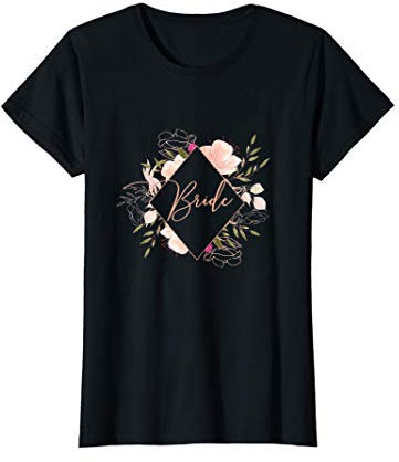 Damen JGA Junggesellinnenabschied Team Bride Blumenkranz T-Shirt