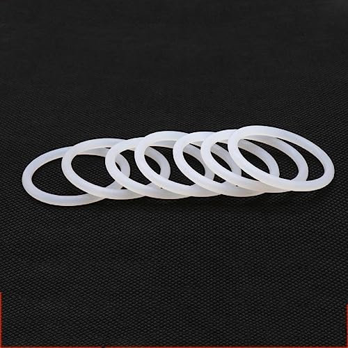 10 Stück weiße Silikonringdichtung CS 2 mm Außendurchmesser 5~90 mm wasserdichte Unterlegscheibe Gummi Silikondichtung O-Ring Gummiring-Außendurchmesser 29 mm Innendurchmesser 25 mm, weiß, CS 2,0