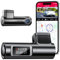 LINGDU 4K Dashcam Auto Vorne mit GPS WiFi, Autokamera mit Nachtsicht WDR, Auto Dashcam mit Englische Sprachsteuerung, Loop-Aufnahme, 170° Weitwinkel, Parküberwachung, G-Sensor (D500)