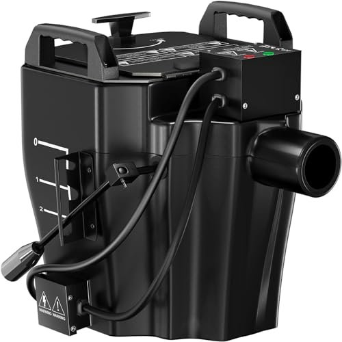 XHSMYXGS Máquina de Niebla de Hielo seco, máquina de Efecto de Humo de Escenario, Efecto de Niebla de máquina de Niebla Baja con Tubo para Fiesta de Boda en Escenario Interior y Exterior