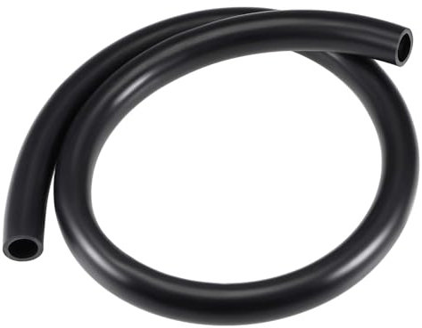 TOP-VIGOR Tuyau d'huile lubrifiante, 19 mm x 25 mm x 1 m, tuyau en caoutchouc pour irrigation, petit équipement, extérieur, jardin, tuyau d'eau, noir