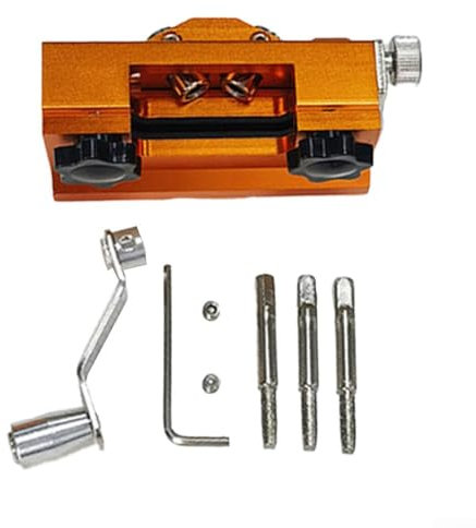 Premium Chainsaw Sharpener Kit with Strong Rocker and Comprehensive Accessories (3 grinding heads)