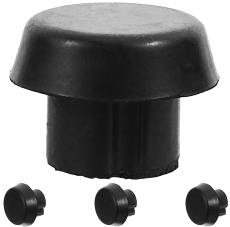 TOYANDONA Lot de 4 Embouts de Queue de Billard : Embouts de Rechange en Plastique pour Queue de Billard, Accessoires pour et Table de Club.