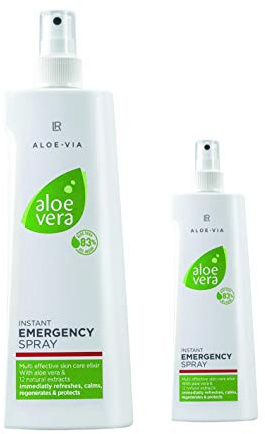 LR ALOE VIA Aloe Vera Emergency Hautspray 400ml plus 150ml für unterwegs