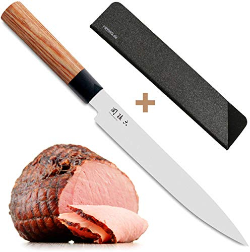 KAI Schinkenmesser Tranchiermesser Seki Magoroku Redwood MGR-200L 20 cm mit Messerscheide