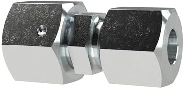 Reducción, cono de sellado, manguitos de diámetro exterior de tubo de 20/6 mm, PN máx. 400 bar, SW1 27, SW2 17, SW3 36, acero galvanizado.
