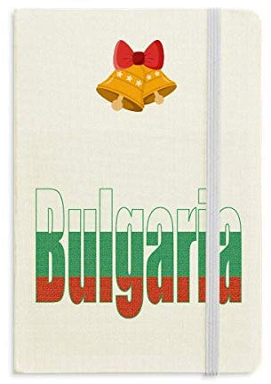 Bulgaria País Bandera Nombre Cuaderno Diario mas Jingling Bell