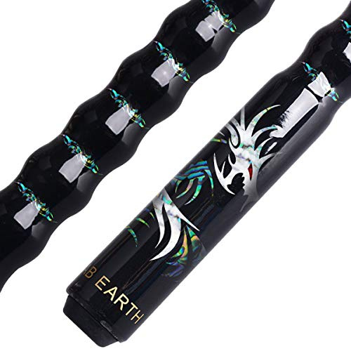 'AB Earth 58'' Pool Cue/Pool Stick Ergonomic Design Hardwood Canadian Maple 13mm Tip 18-21oz Billiard Cue B1SN'