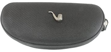 Gamekeepers Cottage gifts Smokers Pipe Canvas Glasses Case Black Moulded Sports Gift Free Engraving 523