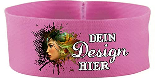 Kleiner Fratz gummielastische Armbinde 5 cm personalisiert mit deinem Wunschtext oder Logo