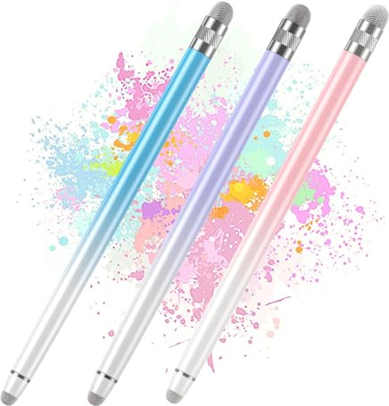 Bopomofo Tablet Stift 3 Stück Stylus Pen mit Faserspitze Touchscreen Stift